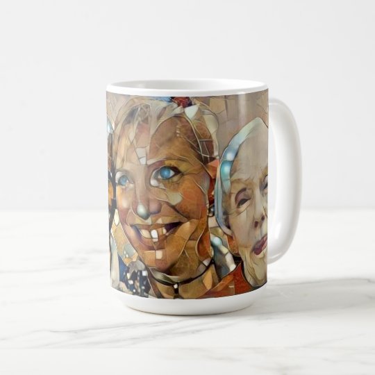 Fractured Friendly Ladies jumbo mug