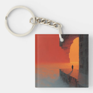 Fractured mind No. 1 Key Ring
