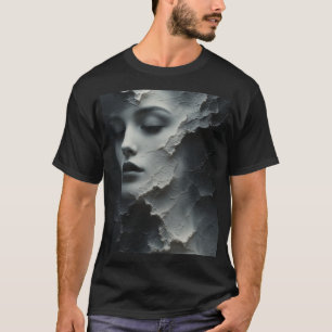 Fractured Serenity: A Surreal Portrait of Identity T-Shirt