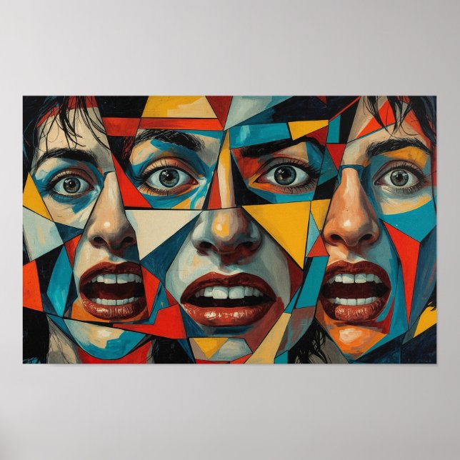 Fractured Silence. Portrait of a Shattered Mind Poster (Front)