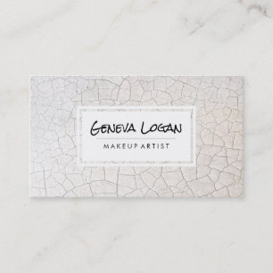 Fractured subtle elegant light minimalist business card