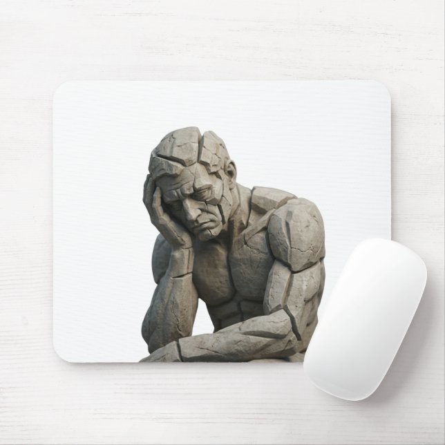 Fractured Thought Mouse Mat (With Mouse)