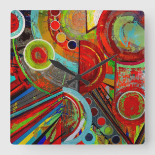 Fractured Wall Clock