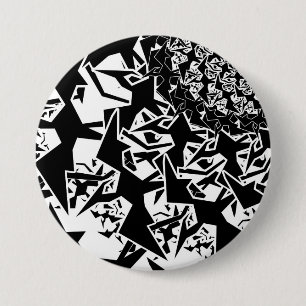 Fractyl Pterodactyl 7.5 Cm Round Badge