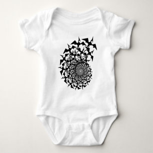 Fractyl Pterodactyl Baby Bodysuit
