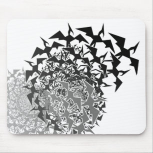 Fractyl Pterodactyl Two Swarms Mouse Mat