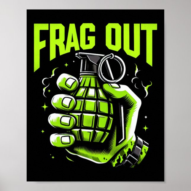 Frag Out Gaming  Poster (Front)