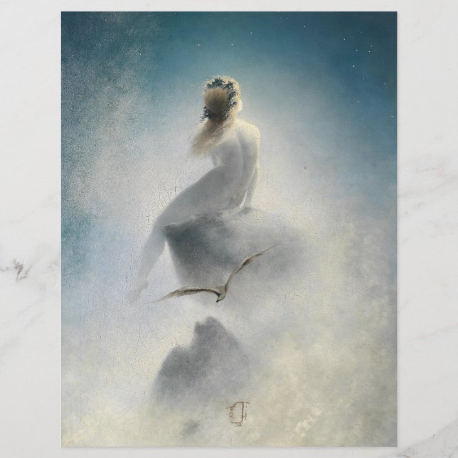 Frage an die Sterne  Scrapbook Paper (Front)