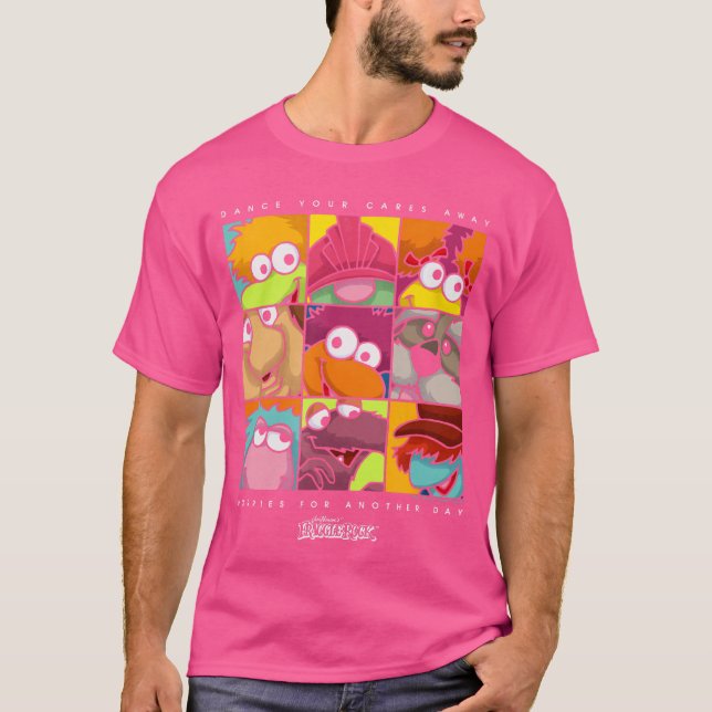 Fraggle Rock Squared vintage T-Shirt (Front)