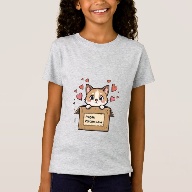 Fragile: Contains Love T-Shirt (Front)