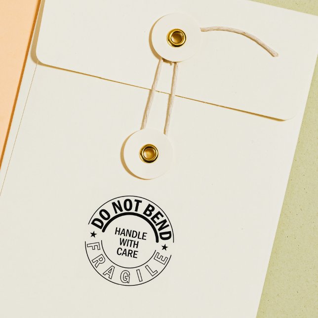 Fragile, Do not Bend, Packaging  Rubber Stamp (Creator Uploaded)
