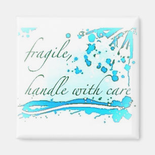 fragile handle with care magnet