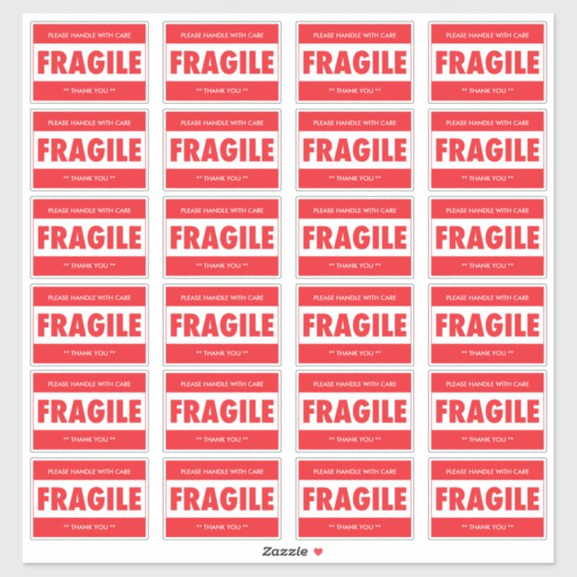 Fragile Handle With Care Shipping (Sheet)