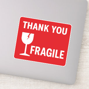 Fragile Handle With Care Shipping Label Design