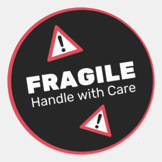 Fragile Handle With Care Sticker
