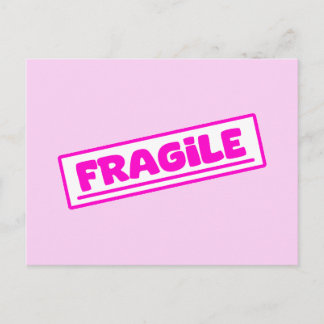 Fragile Invitation Postcard