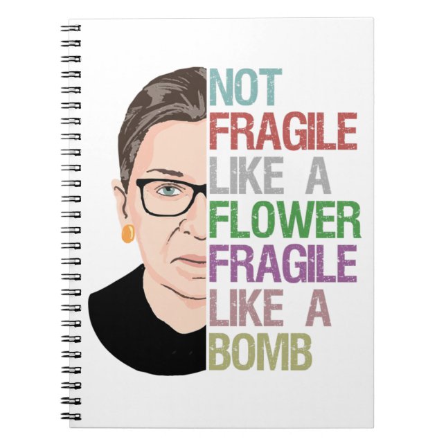 Fragile Like a Bomb RBG Notebook (Front)