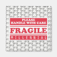 Fragile Millennial, Handle With Care Bubble Wrap