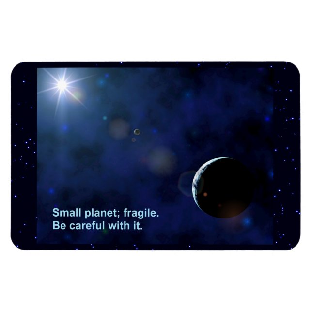 Fragile Planet Magnet (Horizontal)