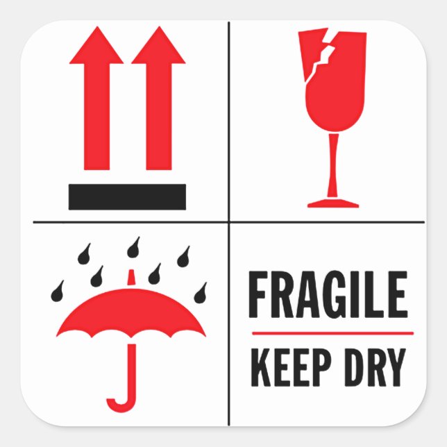 Fragile Shipping Label (Front)