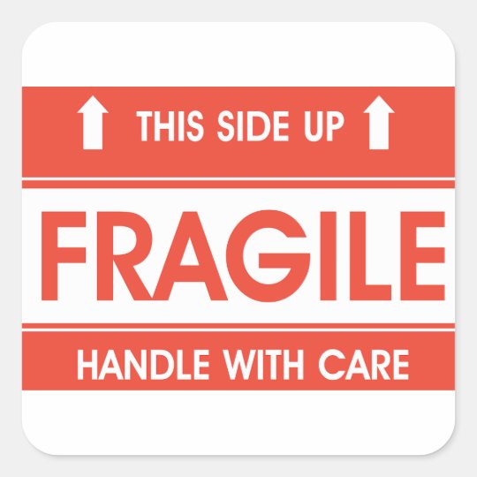 Fragile Sign Stickers Zazzle Co Uk Fragile Sign Stickers Zazzle Co Uk