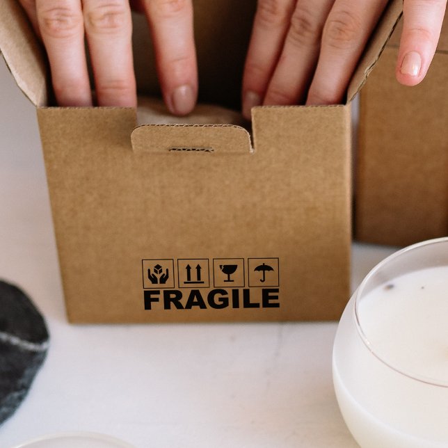 Fragile, Small Business Packaging  Rubber Stamp (Creator Uploaded)
