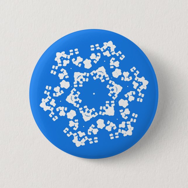 Fragile Snowflake Christmas Pin (Front)