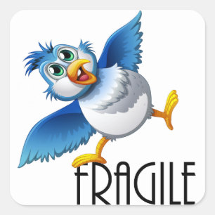 FRAGILE SQUARE STICKER