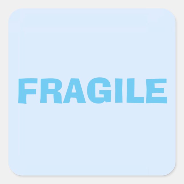 Fragile Square Sticker (Front)