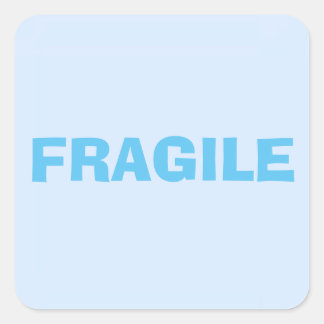Fragile Square Sticker
