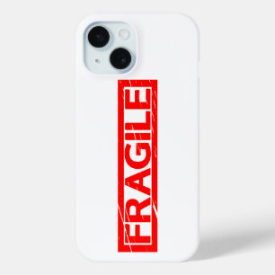 Fragile Stamp iPhone 15 Case