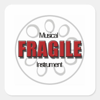 Fragile Steel Pan  Stickers