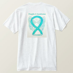 Fragile X Syndrome Awareness Ribbon Angel Tee
