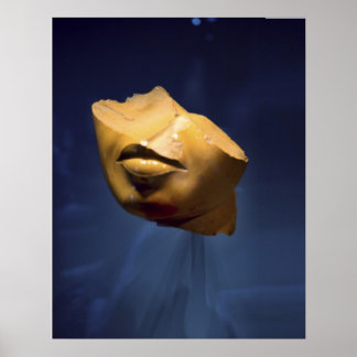 Fragment face of a Queen Poster