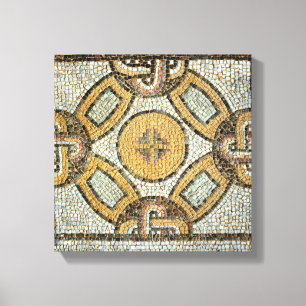 Fragment from the floor of the Roman Baths Canvas Print