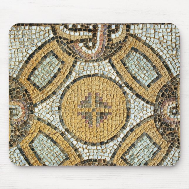 Fragment from the floor of the Roman Baths Mouse Mat (Front)