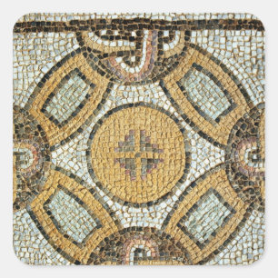 Fragment from the floor of the Roman Baths Square Sticker