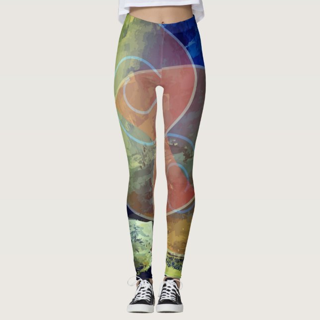 Fragment Modern Art  Leggings (Front)