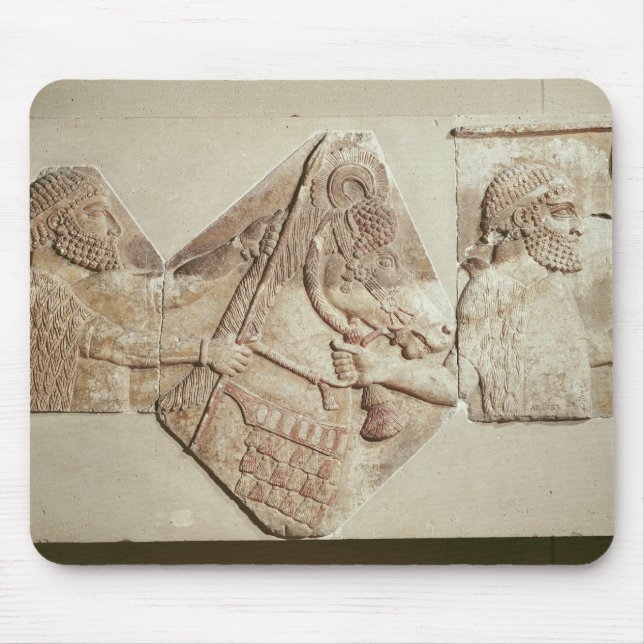 Fragment of a depicting Median tributaries Mouse Mat (Front)