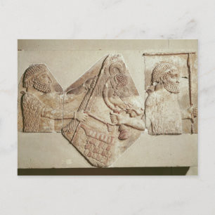 Fragment of a depicting Median tributaries Postcard