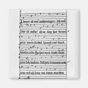 Fragment of a poem magnet