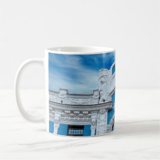 Fragment of Art Nouveau style (Jugenstil). The arc Coffee Mug