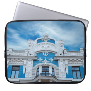 Fragment of Art Nouveau style (Jugenstil). The arc Laptop Sleeve