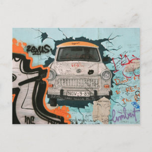 Fragment of Berlin wall Postcard