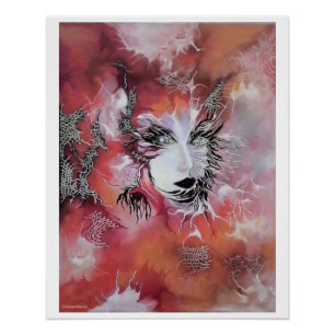 "Fragment of Masked Angel", Glossy Poster