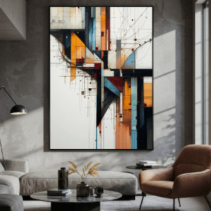 Fragmented City Canvas Print