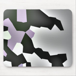 "Fragmented Dream" Digital Abstract Art Mouse Mat