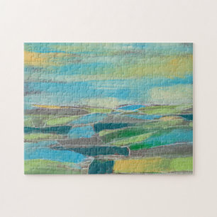 Fragmented Field I Jigsaw Puzzle