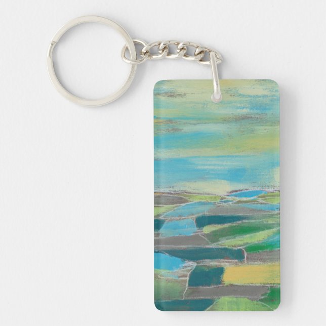 Fragmented Field I Key Ring (Front)