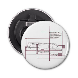 Fragmented Reality – Architectural Expression Bottle Opener